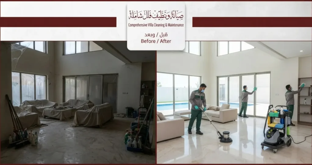 شركة تنظيف فلل في دبي