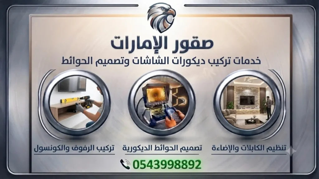 شركة تركيب ديكورات شاشات في دبي